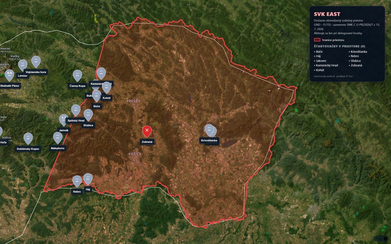Priestor SVK EAST
